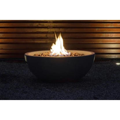 Dobar Outdoor-Feuerschale Mit Gasflamme Lunar Ø 90 Cm Grau – Bild 11