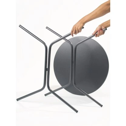 Schaffner Garten- Und Balkon-Beistelltisch Pix Ø 60 Cm Orange – Bild 2