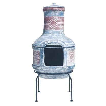 Buschbeck Mexiko-Grillkamin Geodesign Ton Inkl. Grillrost