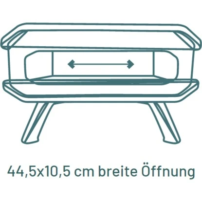 Cozze 17'' Pizzaofen Für Gas Mit Pizzastein 8,0 KW – Bild 3