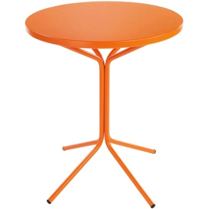 Schaffner Garten- Und Balkon-Beistelltisch Pix Ø 60 Cm Orange