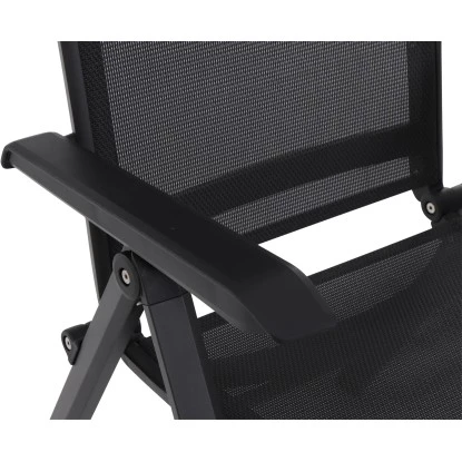 Siena Garden Klappsessel Tesoro Alu 68 Cm X 60 Cm X 110 Cm Anthrazit Matt – Bild 2