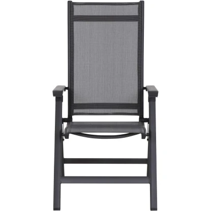 Siena Garden Klappsessel Tesoro Alu 68 Cm X 60 Cm X 110 Cm Anthrazit Matt – Bild 4