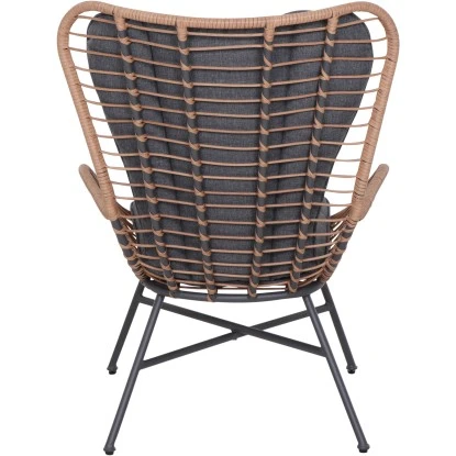 Siena Garden Gartenmöbel-Set Zamora 3-tlg. Stahl Anthrazit Inkl. Kissen – Bild 4