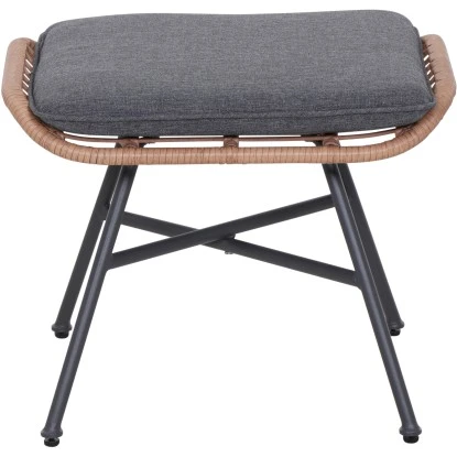 Siena Garden Gartenmöbel-Set Zamora 3-tlg. Stahl Anthrazit Inkl. Kissen – Bild 9