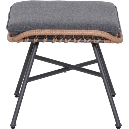 Siena Garden Gartenmöbel-Set Zamora 3-tlg. Stahl Anthrazit Inkl. Kissen – Bild 10