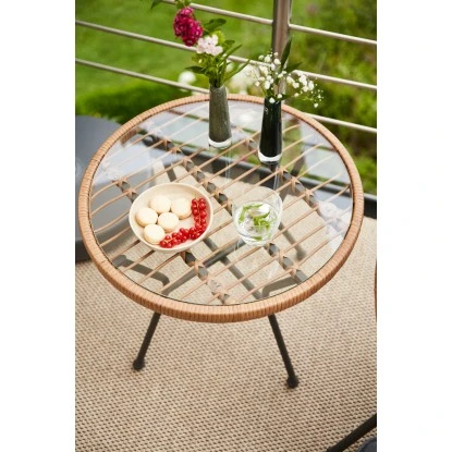 Siena Garden Gartenmöbel-Set Zamora 3-tlg. Stahl Anthrazit Inkl. Kissen – Bild 15