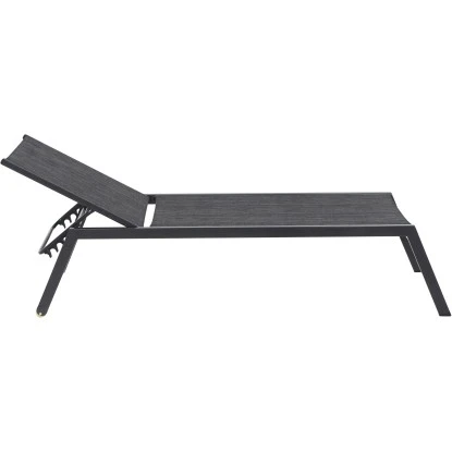 Siena Garden Rollliege Mirena 210 Cm X 65 Cm X 42,5 Cm Silber-Schwarz – Bild 8