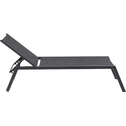 Siena Garden Rollliege Mirena 210 Cm X 65 Cm X 42,5 Cm Silber-Schwarz – Bild 9