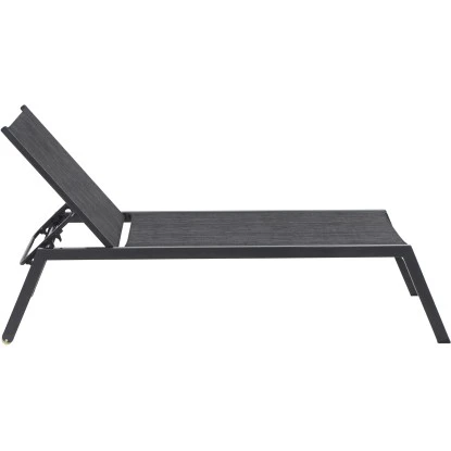 Siena Garden Rollliege Mirena 210 Cm X 65 Cm X 42,5 Cm Silber-Schwarz – Bild 10