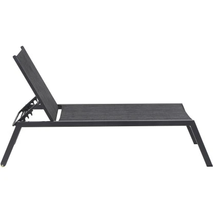 Siena Garden Rollliege Mirena 210 Cm X 65 Cm X 42,5 Cm Silber-Schwarz – Bild 11