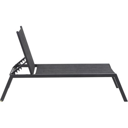 Siena Garden Rollliege Mirena 210 Cm X 65 Cm X 42,5 Cm Silber-Schwarz – Bild 12