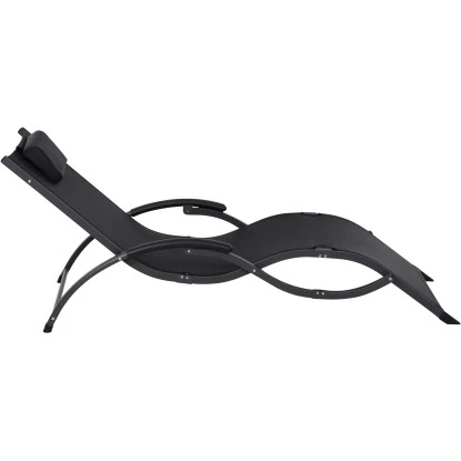 Siena Garden Sonnenliege Tropez 210 Cm X 65 Cm X 42,5 Cm Anthrazit – Bild 8