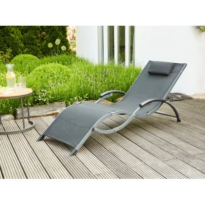 Siena Garden Sonnenliege Tropez 210 Cm X 65 Cm X 42,5 Cm Anthrazit – Bild 11