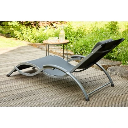 Siena Garden Sonnenliege Tropez 210 Cm X 65 Cm X 42,5 Cm Anthrazit – Bild 14