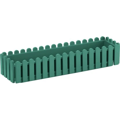 Emsa Blumenkasten Landhaus 75 Cm X 20 Cm X 16 Cm Türkisgrün