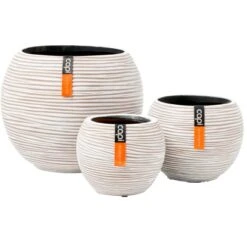 Capi Gemischte Box Mit 3 Töpfen Rib Elfenbein