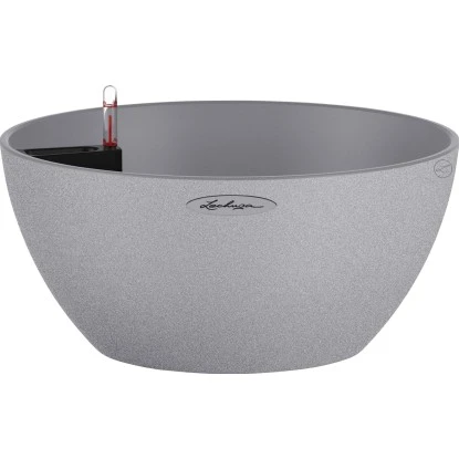 Lechuza Pflanzgefäß Cubeto Stone 30 Steingrau Ø 30 Cm