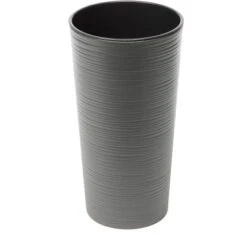 Orbis Pflanzgefäß Lilia Eco Dluto Ø 190 Mm Grau Strukturiert
