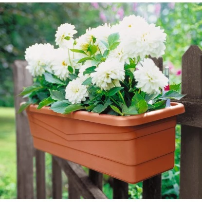 Ebertsankey Bewässerungs-Pflanzkasten Flora Premium 80 Cm Terracotta – Bild 2