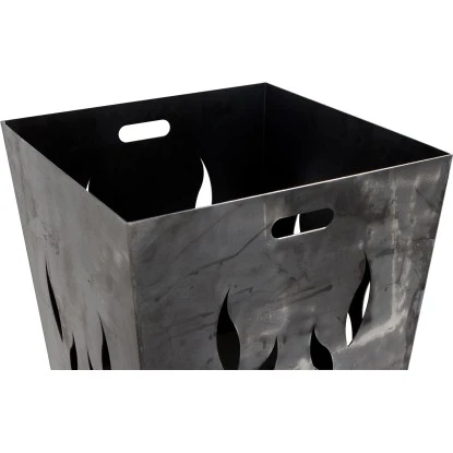 SIENA GARDEN Feuerkorb FLAMIA, Stahl Anthrazit – Bild 5