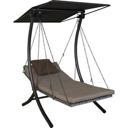 Angerer Hollywoodschaukel 1-Sitzer Luxus Smart Sand – Bild 2