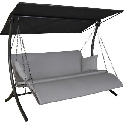 Angerer Hollywoodschaukel Luxus Zip Granit – Bild 2