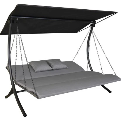 Angerer Hollywoodschaukel Luxus Zip Granit – Bild 3