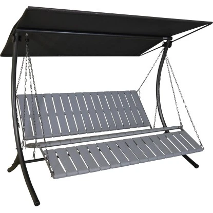 Angerer Hollywoodschaukel Luxus Zip Granit – Bild 4