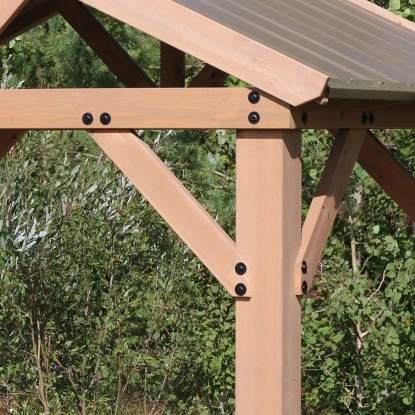 Westmann Holz Pavillon BBQ Laval 245 Cm X 174 Cm FSC® – Bild 8