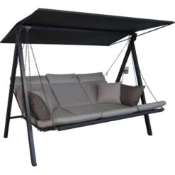 Angerer Hollywoodschaukel 3-Sitzer Lounge Smart Sand