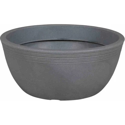Siena Garden Pflanzschale Malaga Grau Ø 38x17 Cm