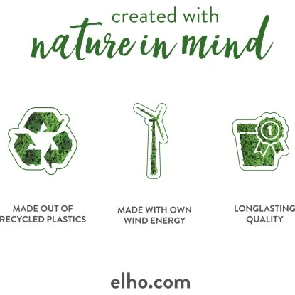 Elho Übertopf Greenville 18,5 Cm X 69 Cm Living Beton – Bild 4