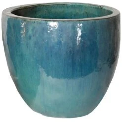 M Collections Pflanztopf Egg Pot Glazed 60 Cm X 60 Cm Celadon