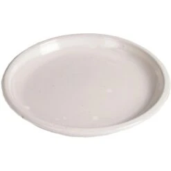 M Collections Untertopf Saucer Glazed 29 Cm X 29 Cm Weiß