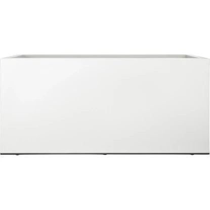 Elho Pflanztopf Vivo 88 Cm X 39 Cm X 41 Cm Weiß Matt Mit Rollen – Bild 2