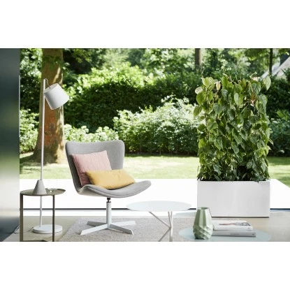 Elho Pflanztopf Vivo 88 Cm X 39 Cm X 41 Cm Weiß Matt Mit Rollen – Bild 4