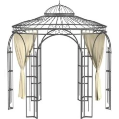 Eleo Vorhänge Polyester Ecru 2er-Set Für Pavillon