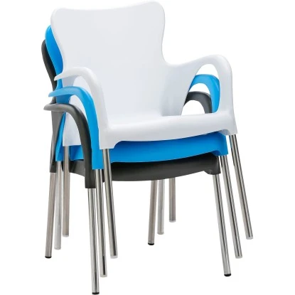 Stapelstuhl Maui Weiß – Bild 2