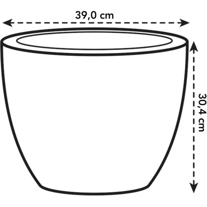 Elho Blumentopf Pure Soft Mit Rollen Ø 39 Cm Weiß – Bild 2