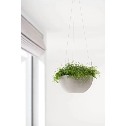 Ecopots Pflanztopf Brussels Hängend Braungrau 26,5 Cm X 13 Cm – Bild 2
