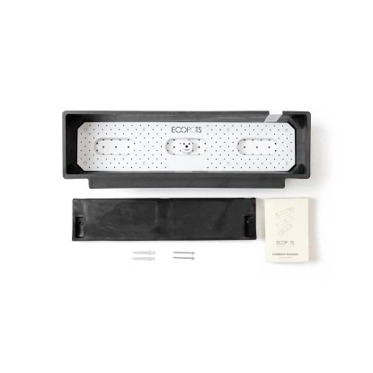 Ecopots Pflanztopf Manhattan Wall L Dunkelgrau 55 Cm X 15 Cm – Bild 3