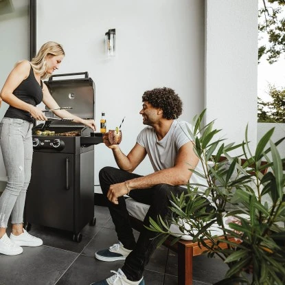 Enders Elektrogrill EFlow Pro 2 Turbo Shadow 3 KW Mattschwarz – Bild 3