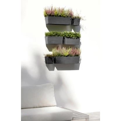 Ecopots Pflanztopf Manhattan Wall L Dunkelgrau 55 Cm X 15 Cm – Bild 2