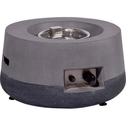 Dobar Outdoor-Feuerschale Mit Gasflamme Calido Ø 60 Cm Grau – Bild 2