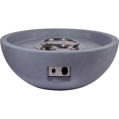 Dobar Outdoor-Feuerschale Mit Gasflamme Lunar Ø 90 Cm Grau – Bild 4