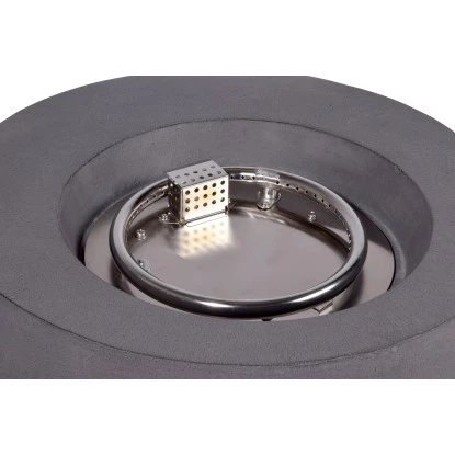 Dobar Outdoor-Feuerschale Mit Gasflamme Calido Ø 60 Cm Grau – Bild 4