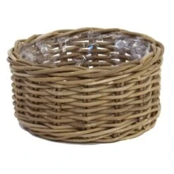 Pflanzschale Kobo Korbrohr Ø 33 Cm Grau